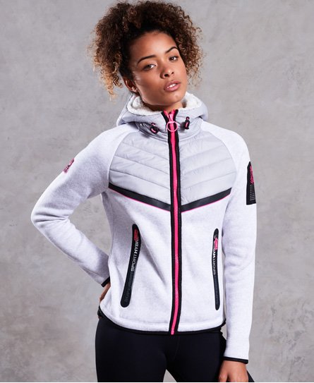 Superdry Nucore Storm Tech Hybrid Zip Hoodie Nucore Storm Tech Hybrid Zip Hoodie