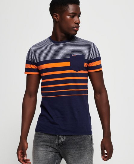 Superdry Orange Label Malibu Stripe Pocket T-Shirt Orange Label Malibu Stripe Pocket T-Shirt87659