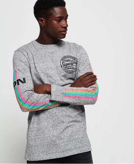 Superdry Ticket Type Oversized Long Sleeve T-Shirt Ticket Type Oversized Long Sleeve T-Shirt