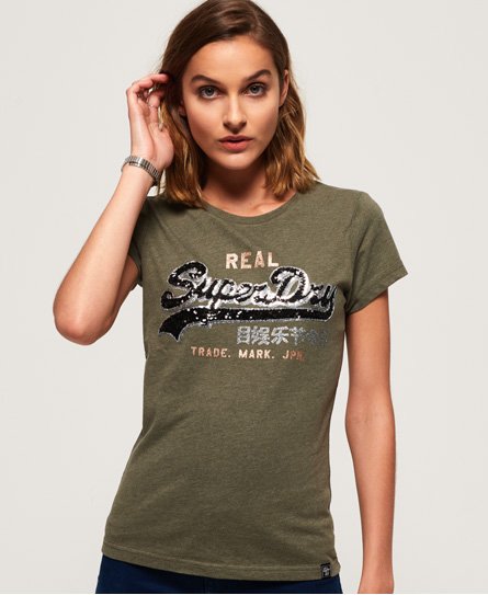 Superdry Vintage Logo Star Sequin Top Vintage Logo Star Sequin Top