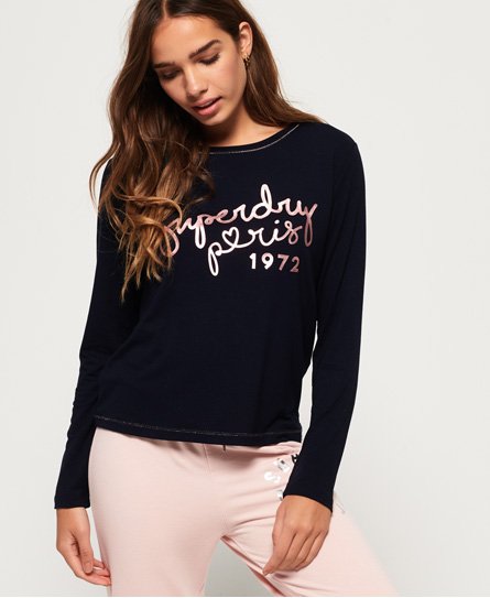Superdry Langærmet Cassie Loungewear top Langærmet Cassie Loungewear top114258