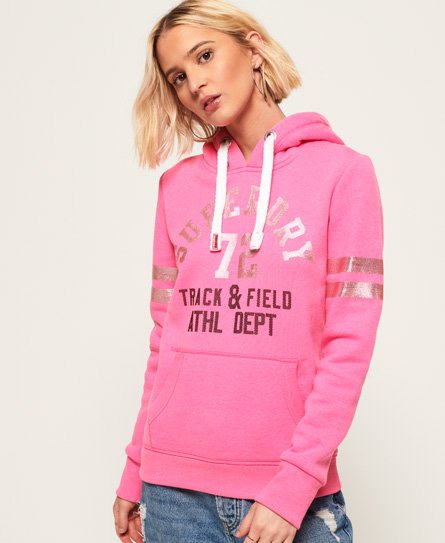 roze superdry hoodie