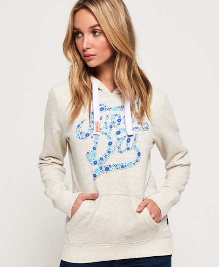 Superdry The New Stacker Floral Infill Hoodie The New Stacker Floral Infill Hoodie