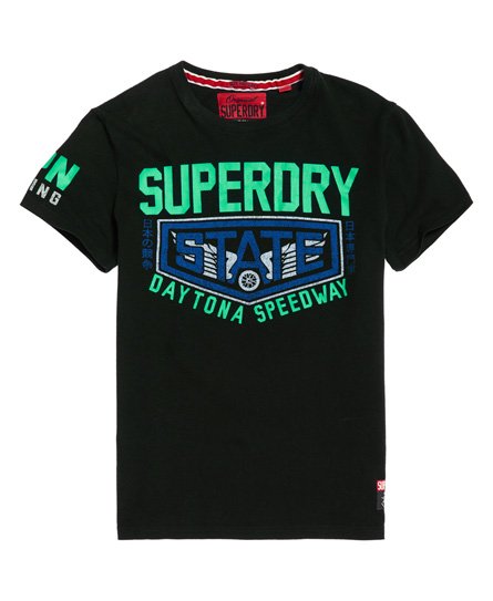 Superdry Power Supplies Heritage klassisk T-skjorte Power Supplies Heritage klassisk T-skjorte
