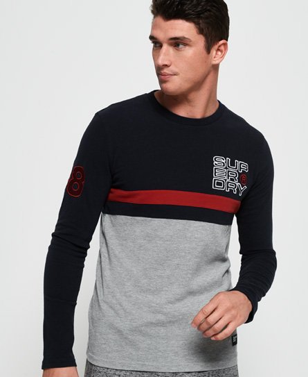 Superdry Applique Cut & Sew Long Sleeve T-Shirt Applique Cut & Sew Long Sleeve T-Shirt