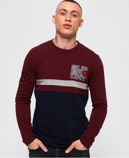 Superdry Applique Cut & Sew T-shirt met lange mouwen Applique Cut & Sew T-shirt met lange mouwen84287