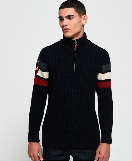 Superdry Ski Dog Henley Jumper Ski Dog Henley Jumper