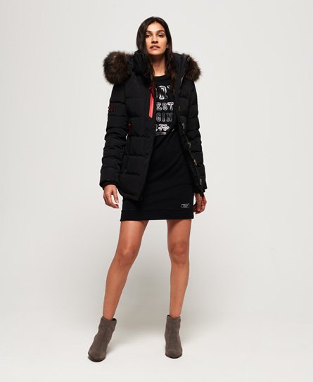 superdry premium down jacket womens