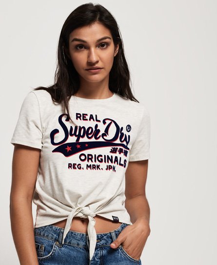Superdry T-shirt con nodo Real Originals Shadow T-shirt con nodo Real Originals Shadow