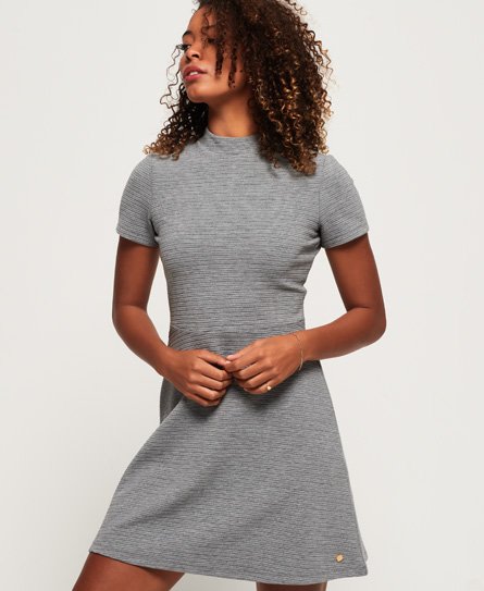 Superdry Strukturiertes Nanette Kleid Strukturiertes Nanette Kleid