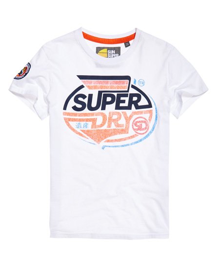 Superdry Malibu Racer Mid Weight-T-skjorte Malibu Racer Mid Weight-T-skjorte