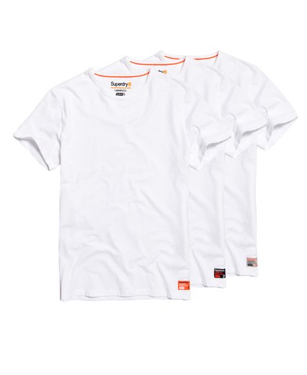 Superdry Superdry Laundry Slim t-tröja i trepack Superdry Laundry Slim t-tröja i trepack