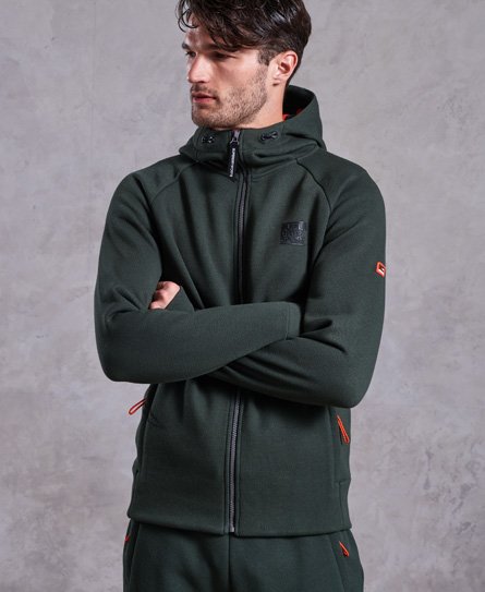 Superdry Gym Tech Kapuzenjacke aus Pikee Gym Tech Kapuzenjacke aus Pikee115412
