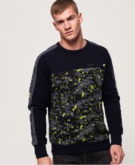 Superdry Trophy Camo Splat Crew Sweatshirt Trophy Camo Splat Crew Sweatshirt