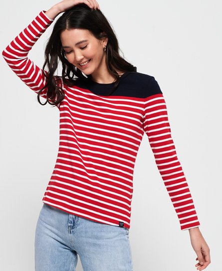 Superdry Top con espalda cruzada Breton Top con espalda cruzada Breton