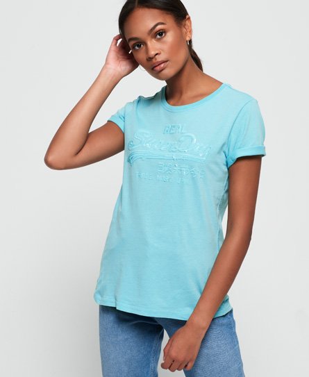 Superdry Vintage Logo Tonal Sequin T-Shirt Vintage Logo Tonal Sequin T-Shirt 146959