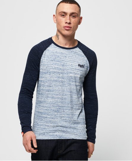 Superdry Orange Label Long Sleeve Baseball T-Shirt Orange Label Long Sleeve Baseball T-Shirt