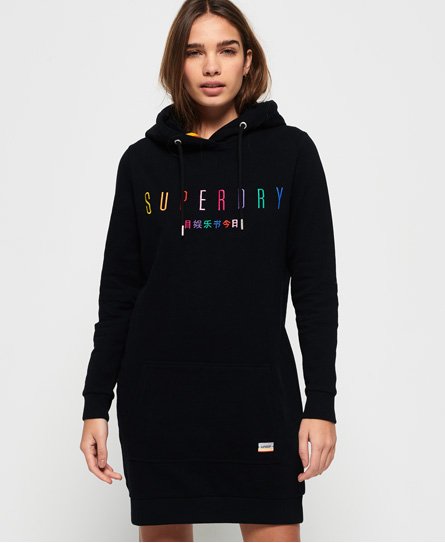 Superdry Rainbow Tape Sweat Dress Rainbow Tape Sweat Dress
