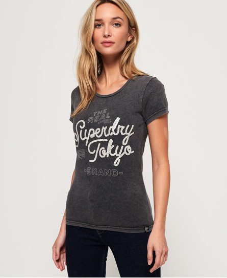 Superdry Tokyo Brand Sequin T-Shirt Tokyo Brand Sequin T-Shirt