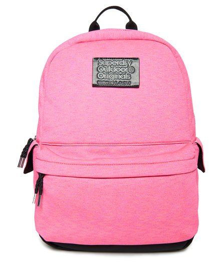 Superdry Women’s Jersey Stripe Montana Backpack Pink / Pink Multi Stripe - Size: 1SIZE