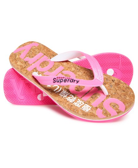 wide fit sparkly flip flops