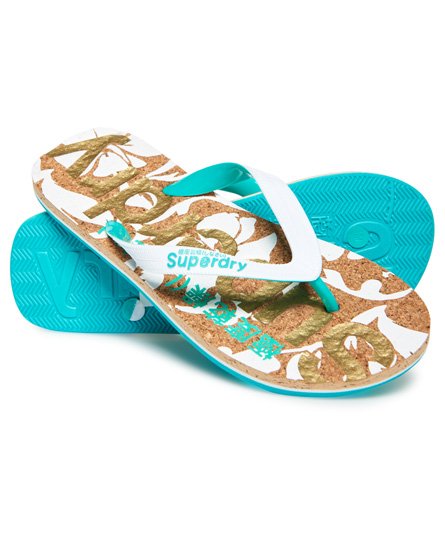 Superdry Printed Cork Flip Flops Printed Cork Flip Flops