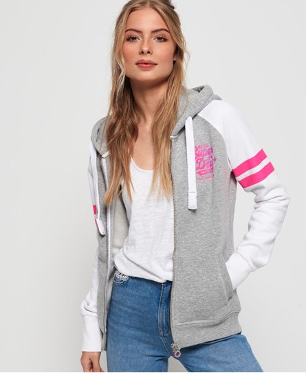 Superdry Real Vintage Iridescent Zip Hoodie Real Vintage Iridescent Zip Hoodie