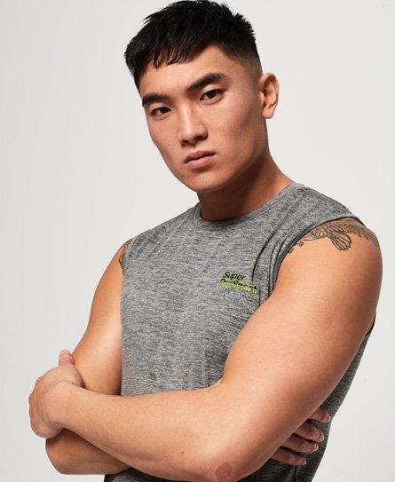 Superdry Débardeur à imprimé graphique avec petit logo Active