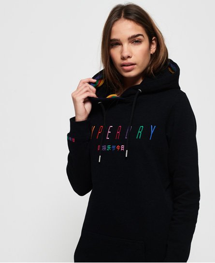 superdry rainbow tape sweat dress