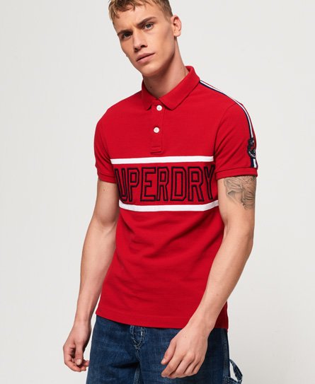 Superdry Retro Sports Applique pikétröja Retro Sports Applique pikétröja