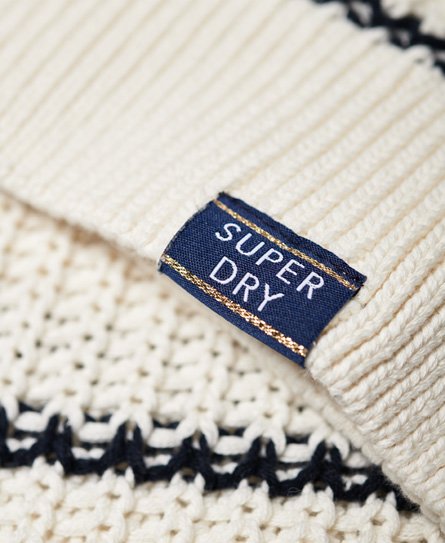 Superdry Elsie Slouch rundhalsad stickad tröja Tjejer Stickat Superdry Elsie Slouch rundhalsad stickad tröja Tjejer Stickat