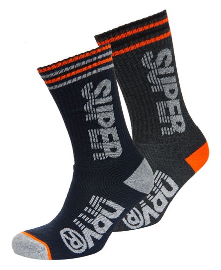 Superdry Lot de deux paires de chaussettes Sprint Lot de deux paires de chaussettes Sprint