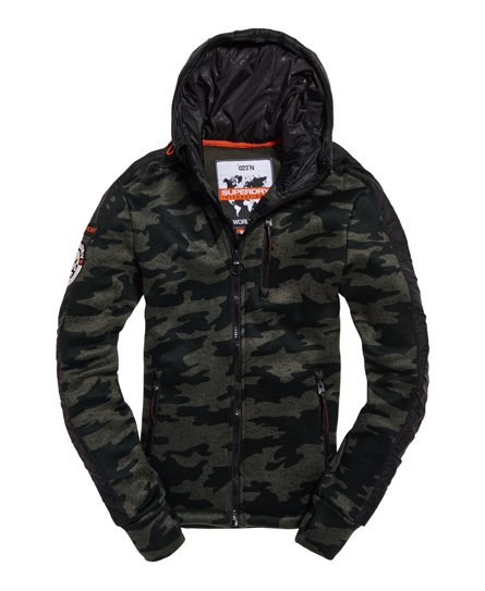 Superdry camo cheap zip hoodie