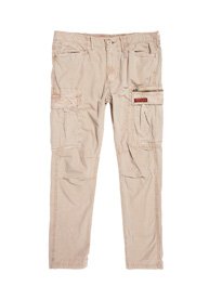 Mens - Parachute Cargo Pants in Sand 