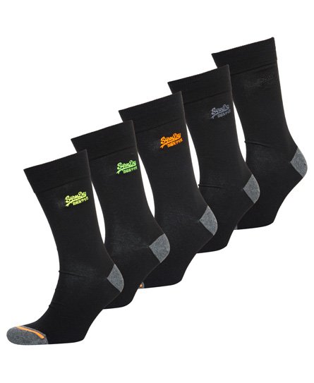 Superdry Lot de cinq paires de chaussettes City Lot de cinq paires de chaussettes City