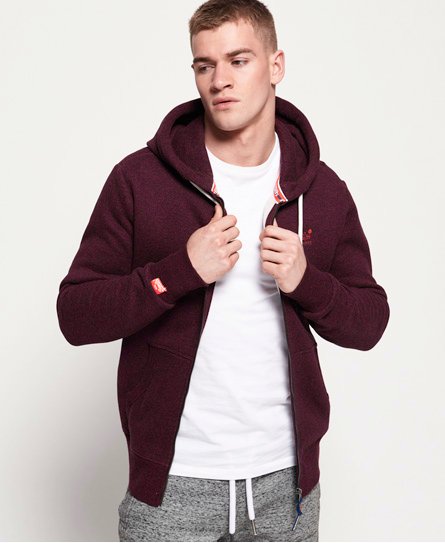 Superdry Klassische Orange Label Kapuzenjacke Klassische Orange Label Kapuzenjacke