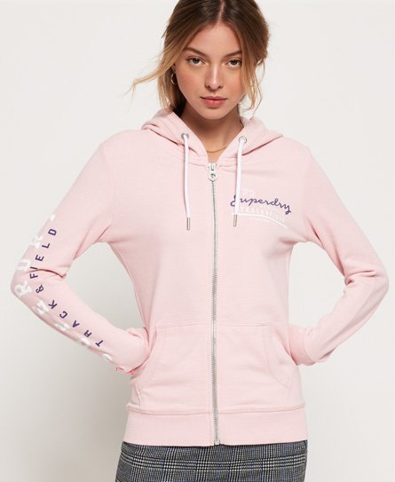 Superdry Sudadera ligera con capucha y cremallera Track & Field Sudadera ligera con capucha y cremallera Track & Field