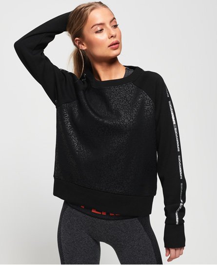 Superdry Core Gym Tech Taped Crew Sweatshirt Core Gym Tech Taped Crew Sweatshirt