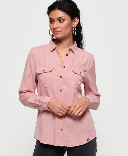 Superdry Xenia Acid Wash Shirt Xenia Acid Wash Shirt