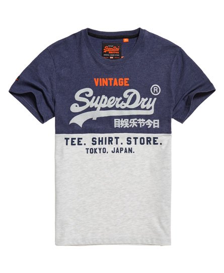 vintage layered logo camo t-shirt Tees Superdry   Printed Mens Graphic T  Shirts