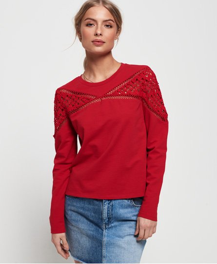 Superdry Zariah Lace Panel Top Zariah Lace Panel Top