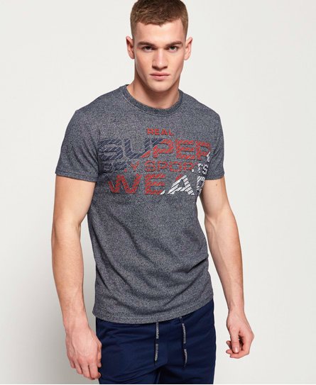 Superdry Embossed Overprint Sport T-Shirt Embossed Overprint Sport T-Shirt