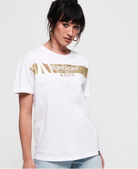 Superdry Premium Foil Portland -T-paita Premium Foil Portland -T-paita