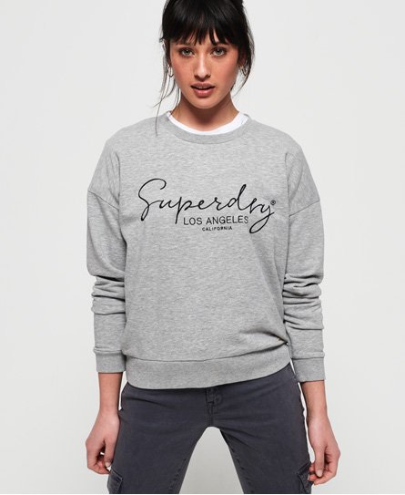 Superdry Pyöreäkauluksinen Alice Lite -collegepaita Pyöreäkauluksinen Alice Lite -collegepaita