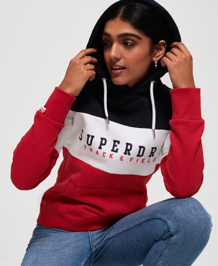 superdry colour block hoodie