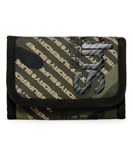 Superdry Portefeuille camouflage avec logo Tarp Portefeuille camouflage avec logo Tarp