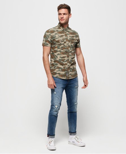 Superdry Rookie Parachute Lite kortermet skjorte Herre Superdry Rookie Parachute Lite kortermet skjorte Herre
