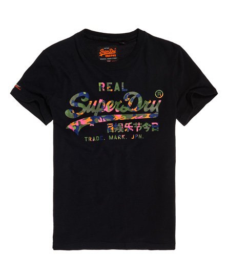 Superdry Vintage Logo Layered Camo-T-skjorte Vintage Logo Layered Camo-T-skjorte