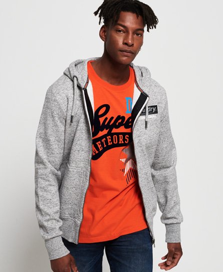 Superdry Sudadera monocromo con capucha y cremallera International Sudadera monocromo con capucha y cremallera International