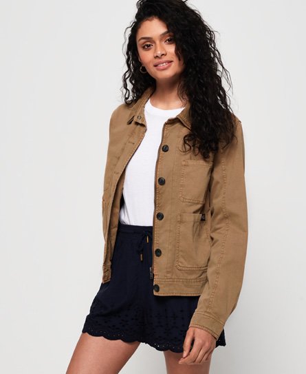Superdry Makai jacka med kort passform Tjejer Jackor & kappor Superdry Makai jacka med kort passform Tjejer Jackor & kappor